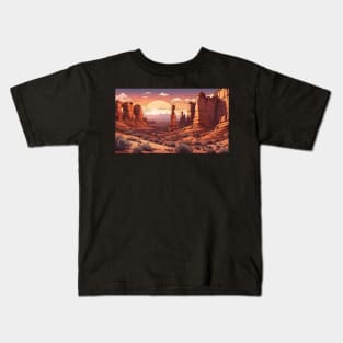 Utah: arches National park Kids T-Shirt